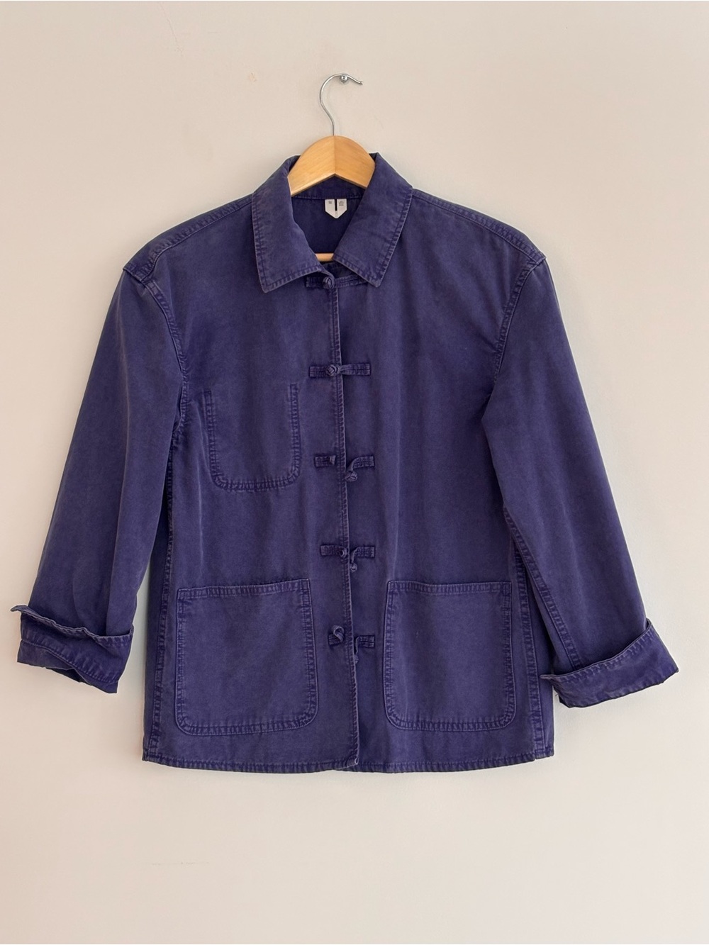 Arket blue chore coat